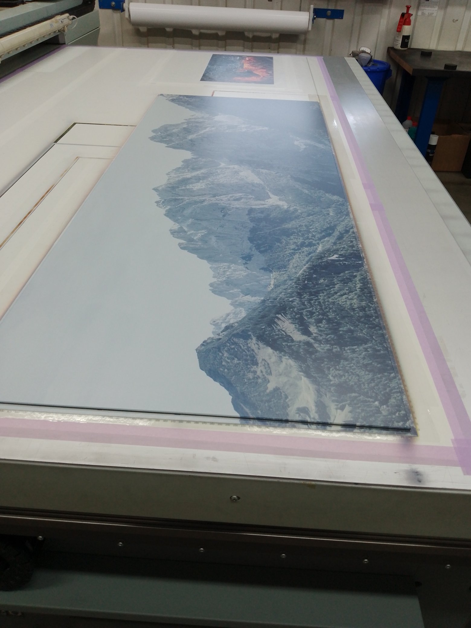 Picture panel after printing