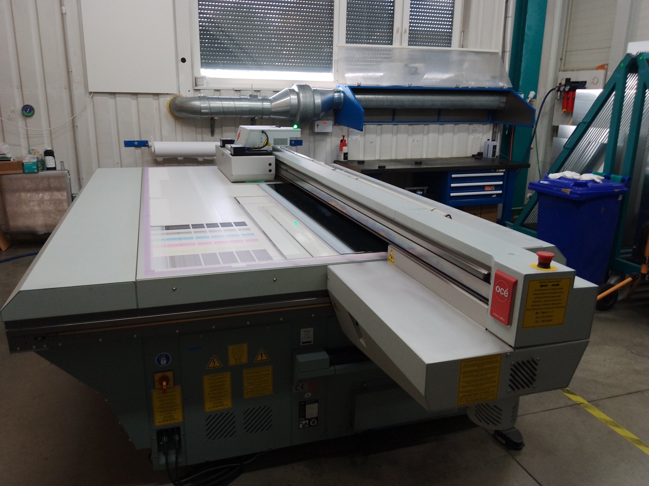 Picture panel being printed